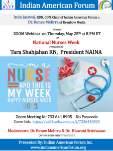 Nurses Week, ZOOM – May 25, 2023