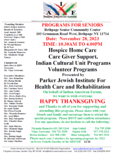 Senior Forum November 28 @ Bethpage Senior Community Center | Bethpage | New York | United States